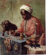 unknow artist Arab or Arabic people and life. Orientalism oil paintings 578 painting